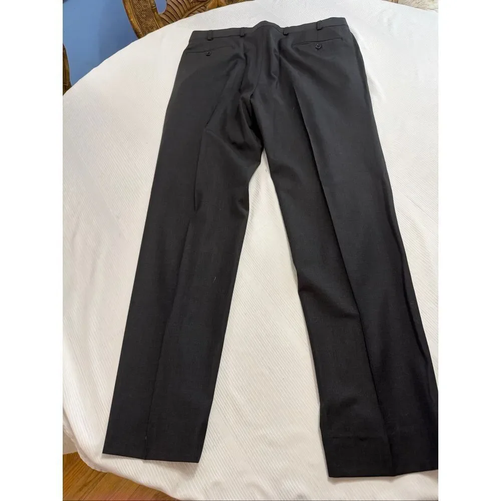Brooks Brothers Explorer Regent Fit 2 Button Charcoal Grey Suit Size 44L